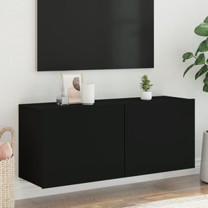 VidaXL-Tv-meubel-wandgemonteerd-100x30x41-cm-zwart
