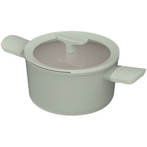 LEO Kookpot antikleef met deksel Balance Sage - Ø 20cm - Sage -