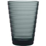 Iittala Aino Aalto - Tumbler Glazen Set - Waterglas - Vaatwasserbestendig - Donkergrijs - 33 cl - 2 Stuks