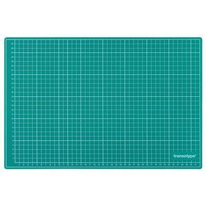 Transotype snijmat - 90x60cm (BXH) - PVC - groen/zwart