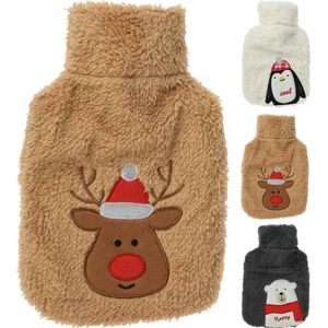 Warmwater kruik Kerst verschillende designs - warmwaterkruik - 85 ML - LET OP geassorteerd geleverd