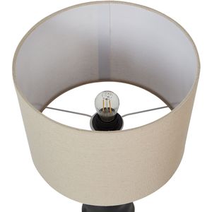 VILAR - Tafellamp - Zwart - Keramiek