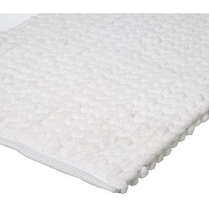 5Five Elegante badmat super zacht - Wit - 50 X 75 cm - Extra dik