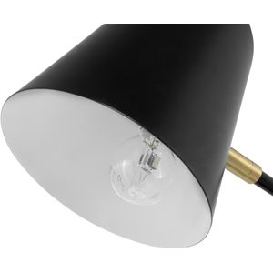 Beliani HORTON - Bureaulamp - Zwart - Metaal
