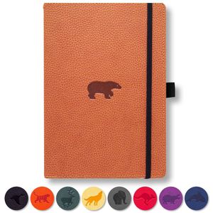 Dingbats* Wildlife A6 Notitieboek - Brown Bear Blanco - A6 / Blanco / Brown Bear