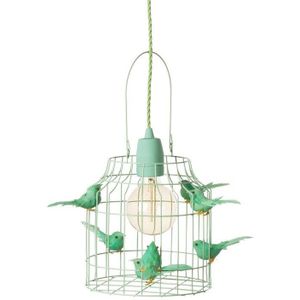 Dutch Dilight hanglamp vogels mint