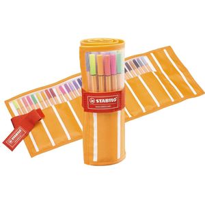 STABILO point 88 fineliner, rollerset van 30 stuks in geassorteerde kleuren