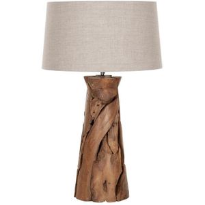 MUST Living Table lamp Jungle large,72xØ35 cm, linen natural shade