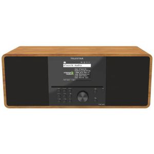 Telestar - TOP 300 - Internetradio - Hout - Met CD-speler - DAB+ en Bluetooth