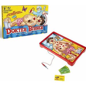 Hasbro Gaming Dokter Bibber - Gezelschapsspel voor kinderen vanaf 6 jaar - Met grappige geluidseffecten - Voor 1 of meer spelers