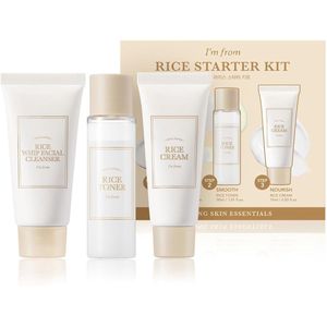 I'm From - Rice Starter Kit - Cleanser - Toner - Cream - 75ml