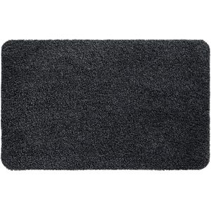 Veer Carpets Wasbare Deurmat Aqua Stop 60 × 100 cm - Anthracite