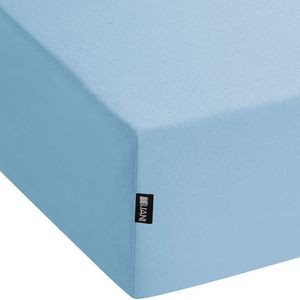 Beliani HOFUF - Laken - Blauw - 160 x 200 cm - Katoen