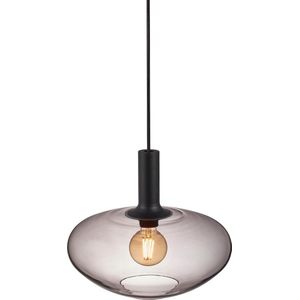 Nordlux Alton 35-hanglamp-E27-smoke glas/zwart