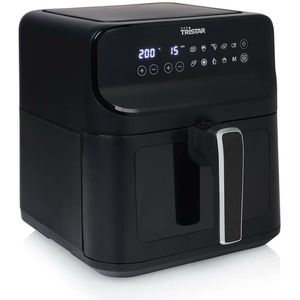 Airfryer Tristar XXL FR-9037 - Met Kijkvenster - Heteluchtfriteuse Groot - 6,2 Liter - 10 programma's - Digitale bediening -Zwart