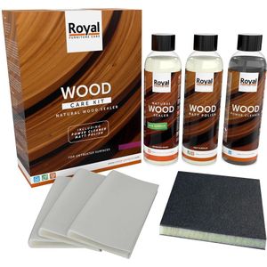 Oranje Furniture Care Wood Care Kit Natural Wood Sealer 2x 250 ml