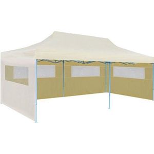 VidaXL Pop-up Inklapbare Partytent 3x6m Crème