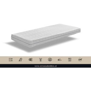 Nirwana Bedden Topdekmatras 100% NatuurLatex Noflik Talalay Eenpersoons