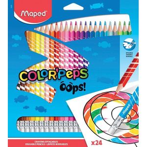 Maped kleurpotlood Color'Peps Oops, 24 potloden in een kartonnen etui
