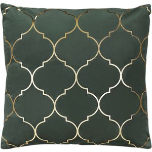 ALYSSUM - Sierkussen set van 2 - Groen - 45 X 45 cm - Polyester