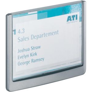 Durable Click Sign deurnaamhouder, ft 14,9 x 10,5 cm, grijs