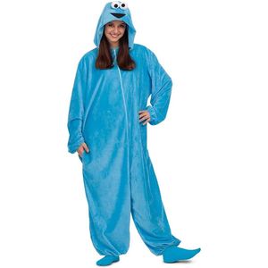 Kostuums voor Volwassenen My Other Me Cookie Monster Sesame Street Maat S