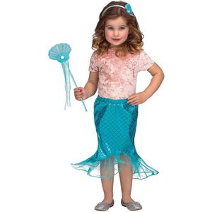 Kostuums voor Kinderen My Other Me Zeemeermin Blauw Tutu 3-6 jaar (3 Onderdelen) Maat 3-6 jaar