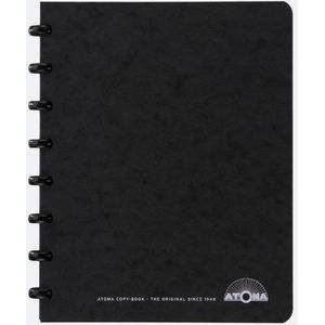 Atoma meetingbook, ft A5, zwart, geruit 5mm