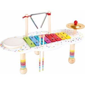 Small Foot Muziektafel Met Vier Instrumenten 44 X 23 X 25 Cm