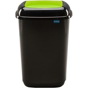 Plafor Quatro Prullenbak, afvalbak afvalscheiding, recycling, keuken 45 L, Groen