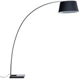 Beliani BENUE  - Staande lamp - Zwart - Metaal