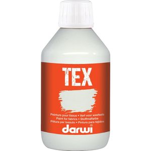 Darwi textielverf Tex, 250 ml, wit
