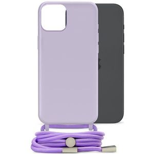 Mobilize Lanyard Gelly Case for Apple iPhone 15 Plus Pastel Purple