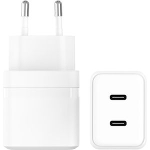 ThunderGold USB C Adapter 2 poorten - Oplader iPhone - Snellader iPhone 15 - USB C Oplader - Adapter
