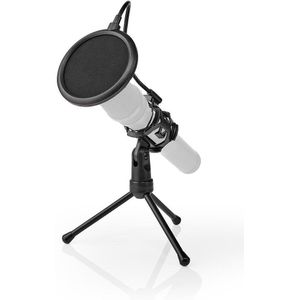 Microfoon-Tafelstatief | Pop-filter | Zwart Nedis