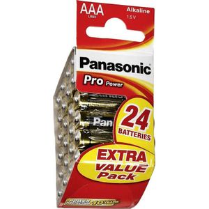 Panasonic Pro Power Micro / AAA / LR03-batterijen in een verpakking van 24