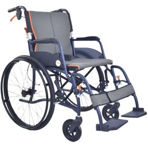 Able2 Magnesium Ultralight Rolstoel - Opvouwbaar - 9 kg - Blauw