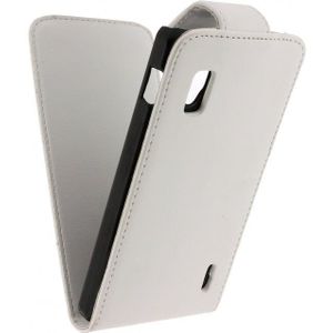 Xccess Flip Case LG Optimus G E975 Wit