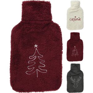 Warmwater kruik Kerst verschillende designs - warmwaterkruik - 2 liter - LET OP geassorteerd gelever