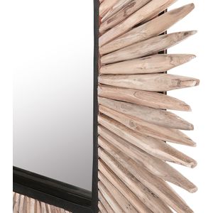 SASABE - Wandspiegel - Lichte houtkleur - Hout