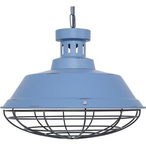 Beliani SORMONNE - Hanglamp - Blauw - Metaal