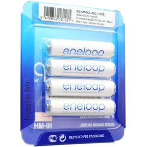 Panasonic Eneloop BK-4MCC Micro AAA 4 stuks met opbergdoos