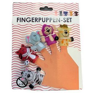 Simply for Kids Set Vingerpoppetjes - 5 Stuks