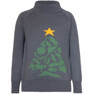 Infantium Victoria - Gebreide Sweater - Kaki - Biologisch Katoen