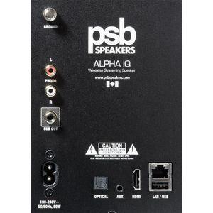 PSB Speakers Alpha IQ Wireless Stereo Speakers met BluOS - Geel