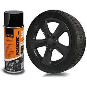 Vloeibaar rubber voor auto's Foliatec FO2065 400 ml Mat zwart