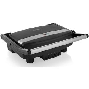 Tristar Contactgrill GR-2856 - Panini Grill met Antiaanbaklaag - Zwart/RVS