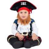 Kostuums voor Baby's My Other Me Piraat Caribisch Wit Rood Maat 2-3 jaar