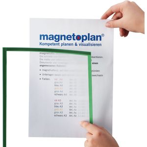 Magnetoplan magnetisch frame magnetofix - din A3 - rood - 5 stuks