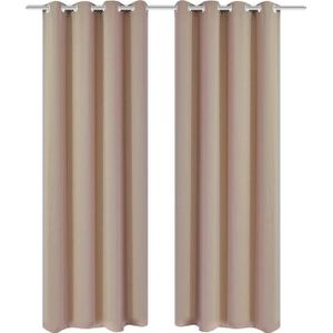 vidaXL-Gordijnen-met-metalen-ringen-135-x-245-cm-2-stuks-(creme)